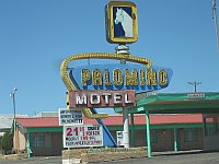 USA - Tucumcari NM - Palomino Motel Neon Sign (21 Apr 2009)